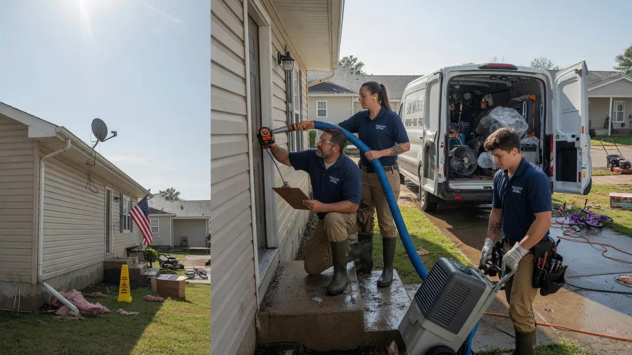 Ceiling Water Damage Restoration in London, OH near me