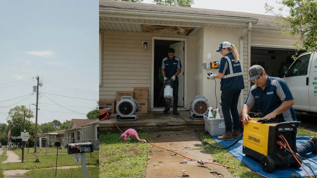 Storm Damage Water Removal in London, OH near me